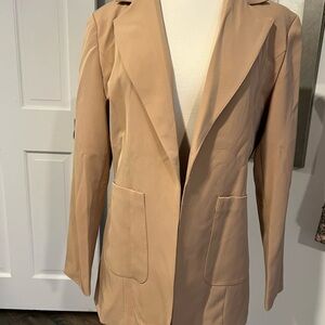 Elegant Beige Women's Blazer